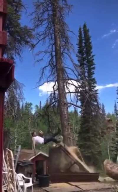 That fall though