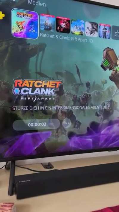 In a few seconds I can finally play the new Ratchet &amp;amp; Clank....oh