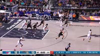 [Highlight] Mo Bamba's block sets up the counter attack and the basket.