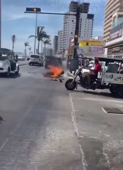 to rev &amp;amp; show off a bike 