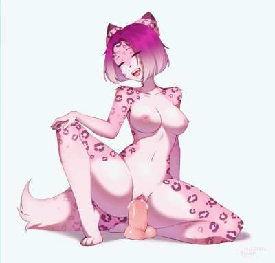 She's loving her dildo