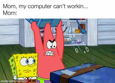 Mom I'm trying to say it's unplugged
