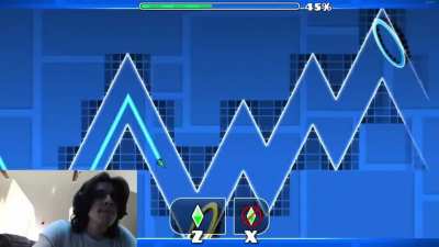 he really do be speedrunning this cube game