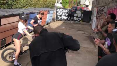 Riley Reid Getting Groped and Ass Slapped During Bmx Vlog