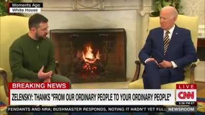 ua pov - NEW - Ukraine's Zelensky thanks "Americans" for their support.