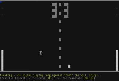 I taught SQL to play Pong … against itself. Now it won’t stop.