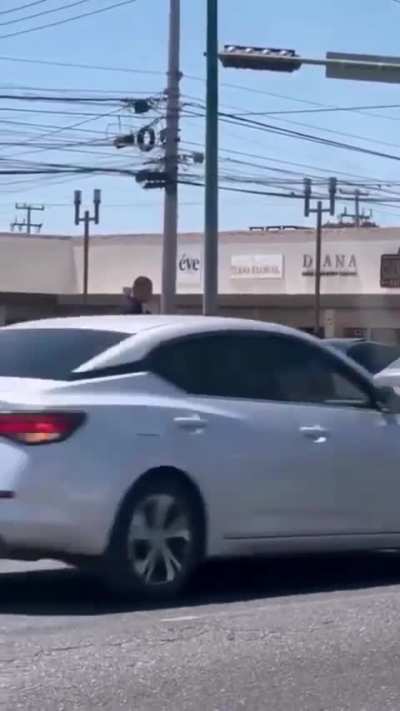 Road rage turns into a respectful one on one bout