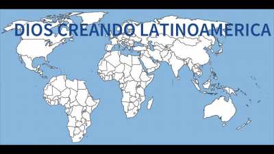 God creating Latin America