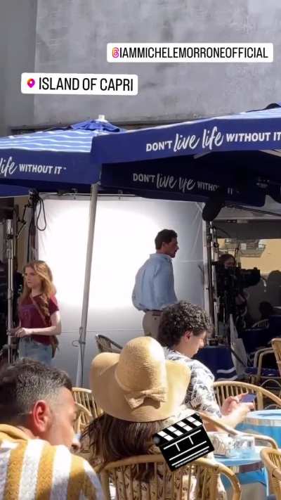 Anna filming "A Simple Favor 2" in Italy