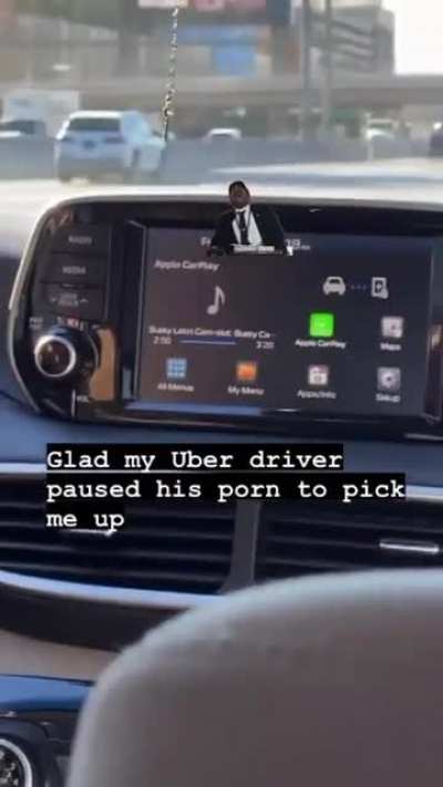 Boy that&rsquo;s awkward Uber ride&hellip;