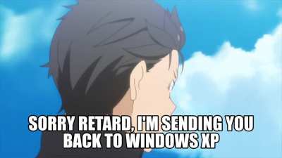 NOOO I DON&rsquo;T WANNA GO TO WINDOWS XP NOOO STOP AHHH 😭😭😭😭😭