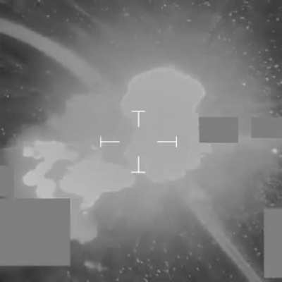 A British Eurofighter Typhoon attacks a rocket launcher in Iraq with a Paveway IV guided bomb, April 2024