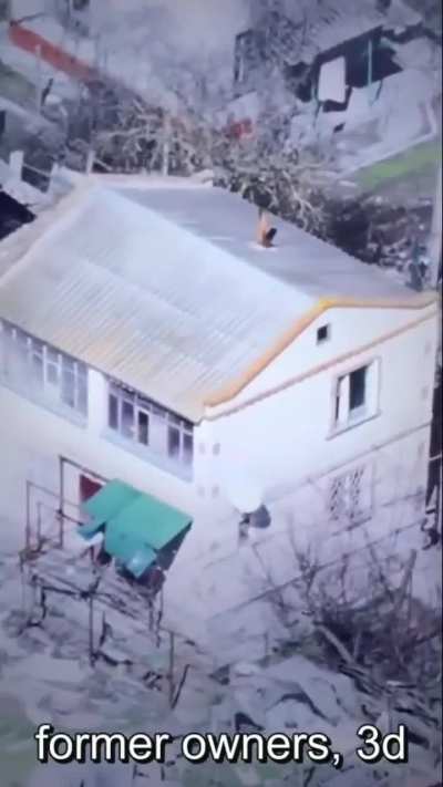 Madygar birds skillfully fly an FPV into a house with russian soldiers
