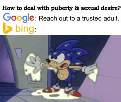 Sonic says: It's good to touch yourself