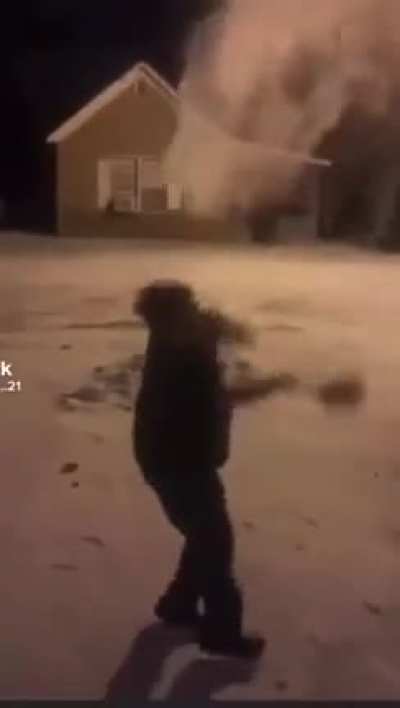 Bro really ragdolled like a GTA 4 npc on fire