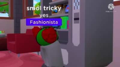 3D Tiky gets snack