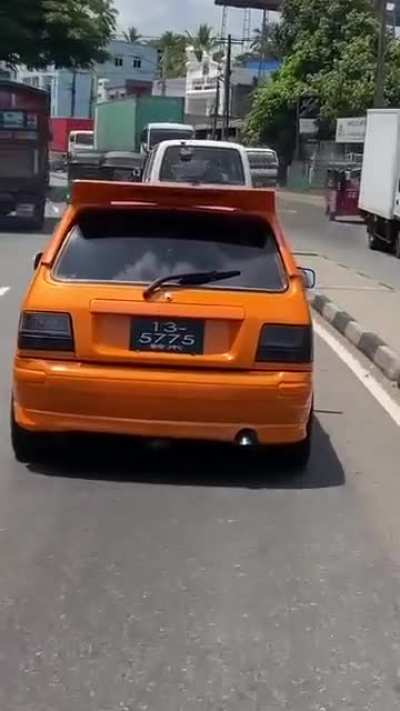 Now that&rsquo;s some unique brake light