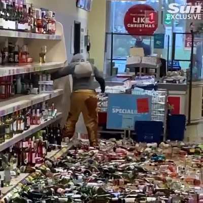 500 bottles of grog on the floor &hellip;