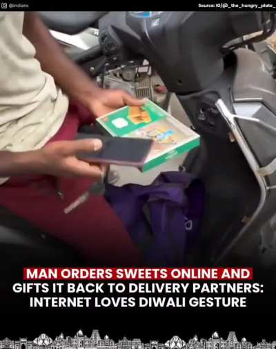 As Diwali 2025 approaches, one heartwarming act has captured the internet&rsquo;s attention. In a viral Instagram video, user Gundeti Mahendhar Reddy ordered sweets from delivery apps like Swiggy, Blinkit, Zepto, and BigBasket only to gift them back to the deli