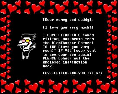 Does this debunk Jaru's theory that Spamton's [hyperlink blocked] is a stand in for the word "Love," since he's openly saying it here?