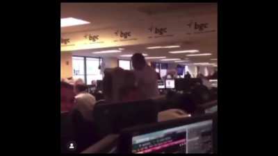 live footage from the offices of @CitronResearch &amp;amp; Melvin Capital :)