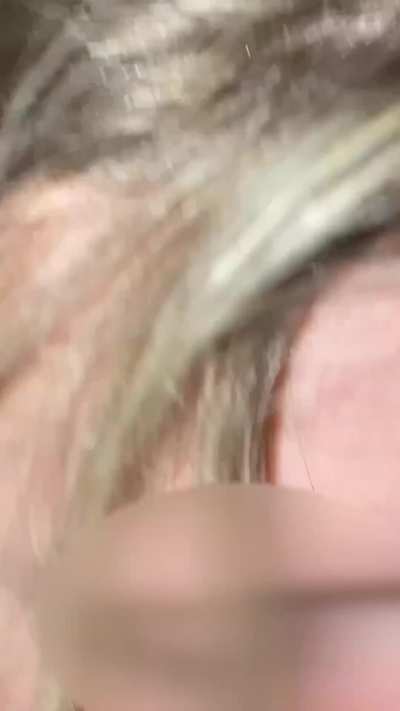 Eagerly sucking