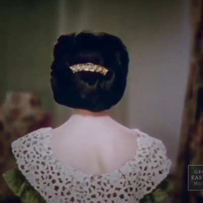 Vivien Leigh as Scarlett O'Hara screentest for "Gone With The Wind", 1939.