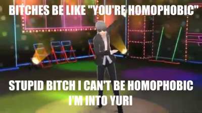 I literally can't be homophobic &amp;gt;:(