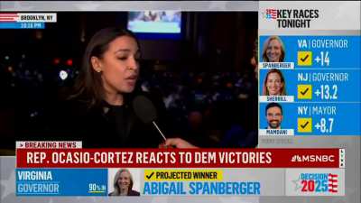 AOC: "The Supreme Court has given Trump a blank check to continue to commit crimes while in office. So we cannot underestimate the threat and danger of this moment, but we cannot respond to that threat with cowardice."