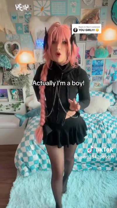Actually I&rsquo;m a boy 