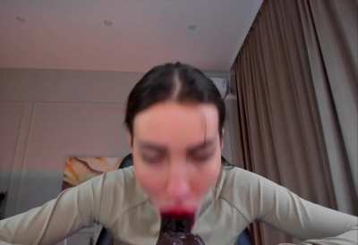 That's it Goonette, Fuck Your Own Face until someone can Do It for you