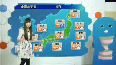 japanese mascot vanishes from thin air on live television.