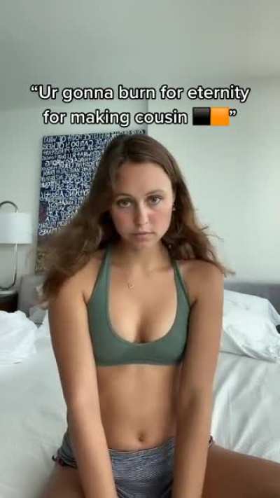 Some girls really be out here thinking anyone normal wants to see them making porn with their cousin