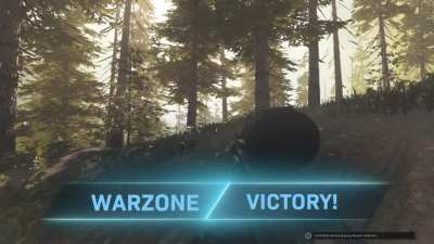 NEVER turn your back on a self revive. First WARZONE Win, I&rsquo;m sorry I sound 12.