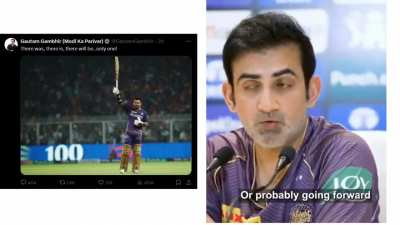 no one should talk about individual performance when the team loses except offcourse me