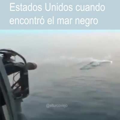 Estados unidos cuando encontr&oacute; el mar negro