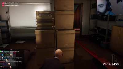 "They didn't see me"