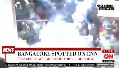 Breaking News, Bangalore spotted on CNN