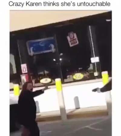 Karen trying to cast spell on the police