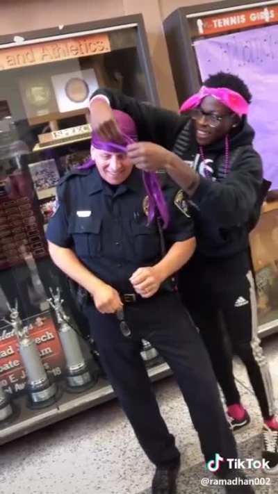 Blessed cop