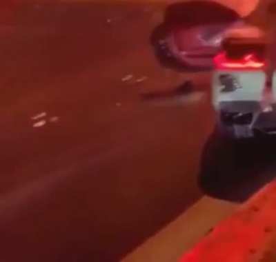 Ex Raiders player, Henry Ruggs, (POS), sobs on the ground (drunk) after fatal crash (that he caused)