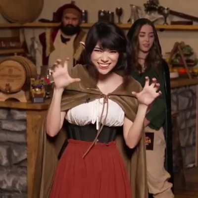 Emiru being cute af