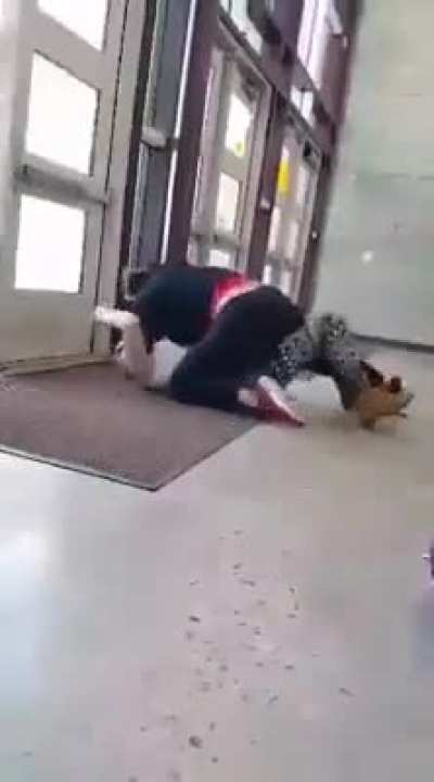 Brunette Hands Out Hematomas to Blonde w/ Significant Booty