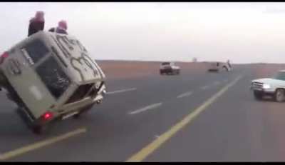 defying the laws of gravity in a hunk of metal is cool but ALL LIMBS INSIDE !