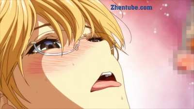 The blonde girl erotic