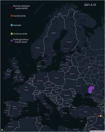 Europe: Explo<wbr>sions<wbr>/Remo<wbr>te Violence: 2020-2021
