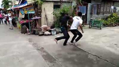 Two Filippino Men Fighting