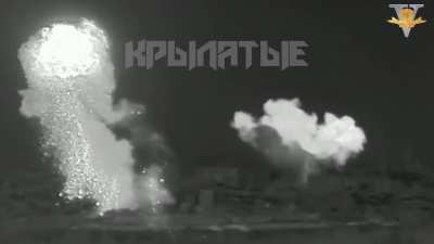 Russian Air Force drop 2 FAB 1500s on a warehouse &amp;amp; Air traffic control building in the city of Beryslav