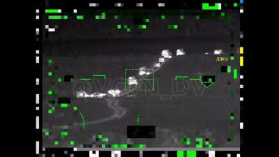 Ka 52 hits a Ukrainian convoy in Zaporizhia (video seems legit but I'm unsure)