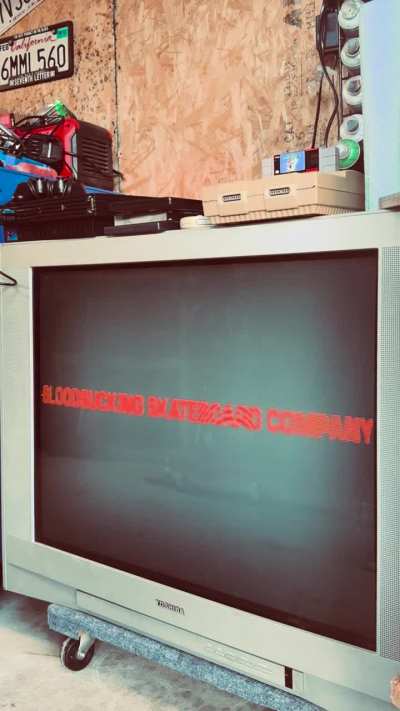 Picked up this 36” Toshiba for $20. pulled out the ps2 and a skate video from 2003….man, good times back then.